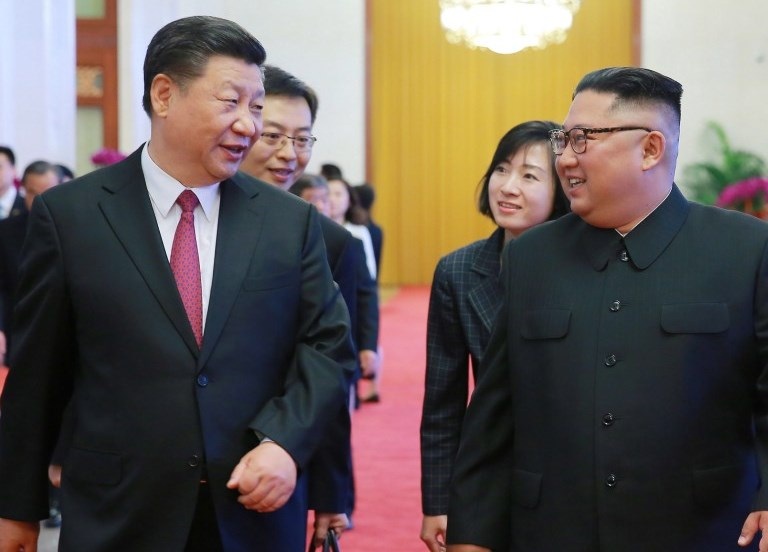 Ông Kim Jong-un gửi điện mừng Trung Quốc