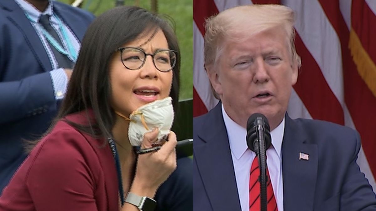 Ông Trump "mắng" phóng viên: Hãy hỏi Trung Quốc về dịch Covid-19