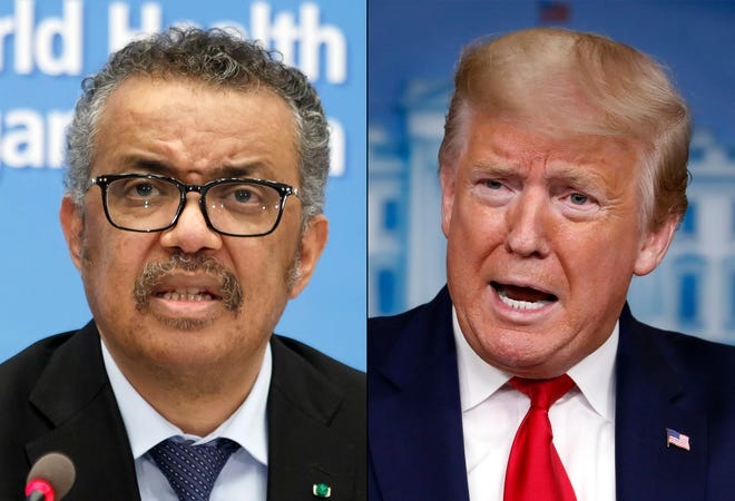 Ông Trump tuyên bố Mỹ cắt đứt quan hệ với WHO