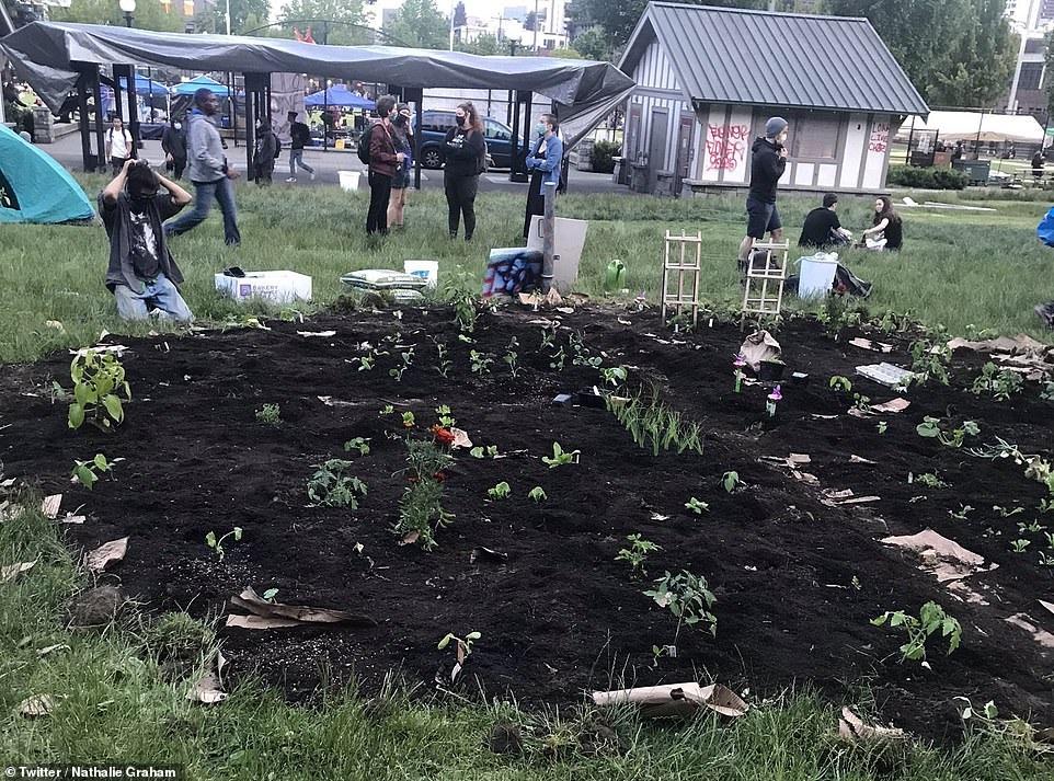 Dãy phố bị người biểu tình Mỹ chiếm giữ, quây thành “khu tự quản”