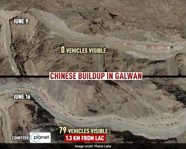 Ảnh vệ tinh thổi bùng tranh cãi về vụ đụng độ đổ máu Trung - Ấn