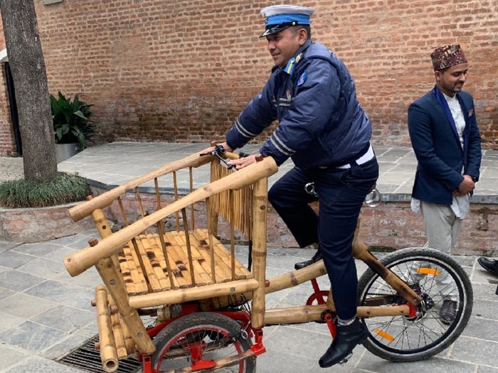 Độc đáo mẫu xe đạp điện đa năng bằng tre ở Nepal - 15 Độc đáo mẫu xe đạp điện đa năng bằng tre ở Nepal - 15