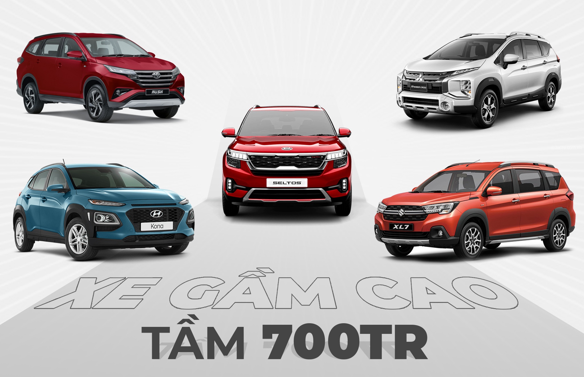 Lựa chọn xe SUV gầm cao 5 chỗ tầm giá 1 tỷ đồng tại Việt Nam