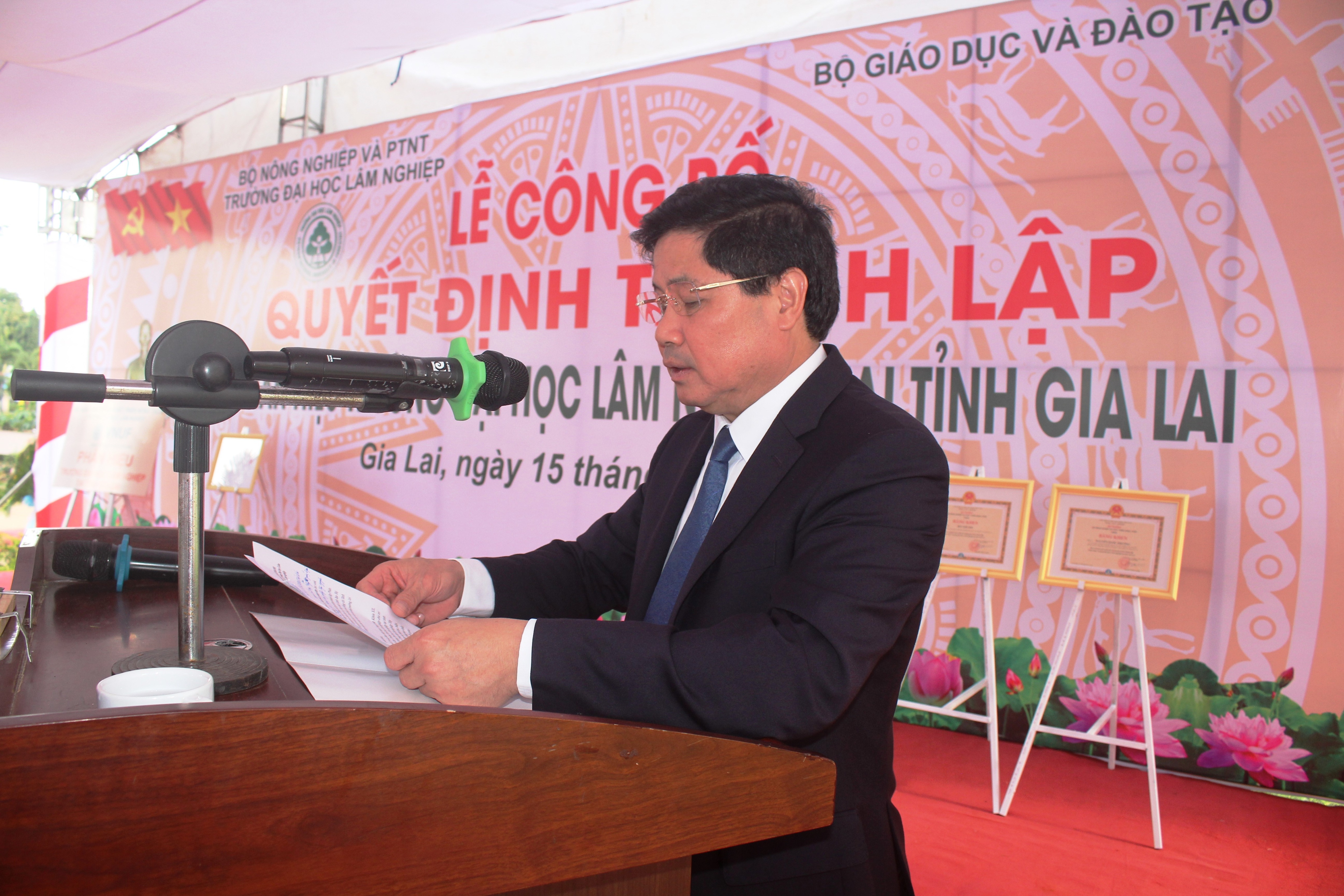Công bố Quyết định thành lập Phân hiệu Đại học Lâm nghiệp tại tỉnh Gia Lai - 5