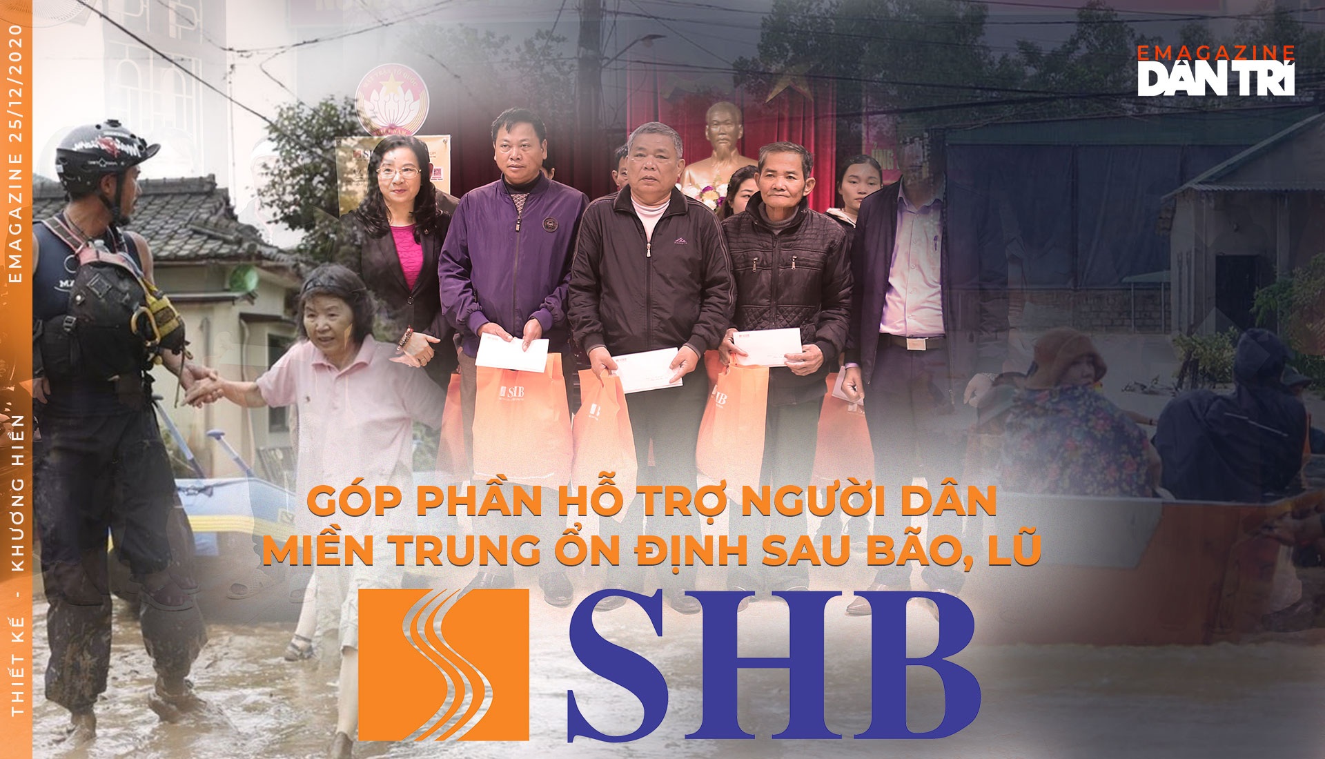 SHB góp phần hỗ trợ người dân miền Trung ổn định sau bão, lũ