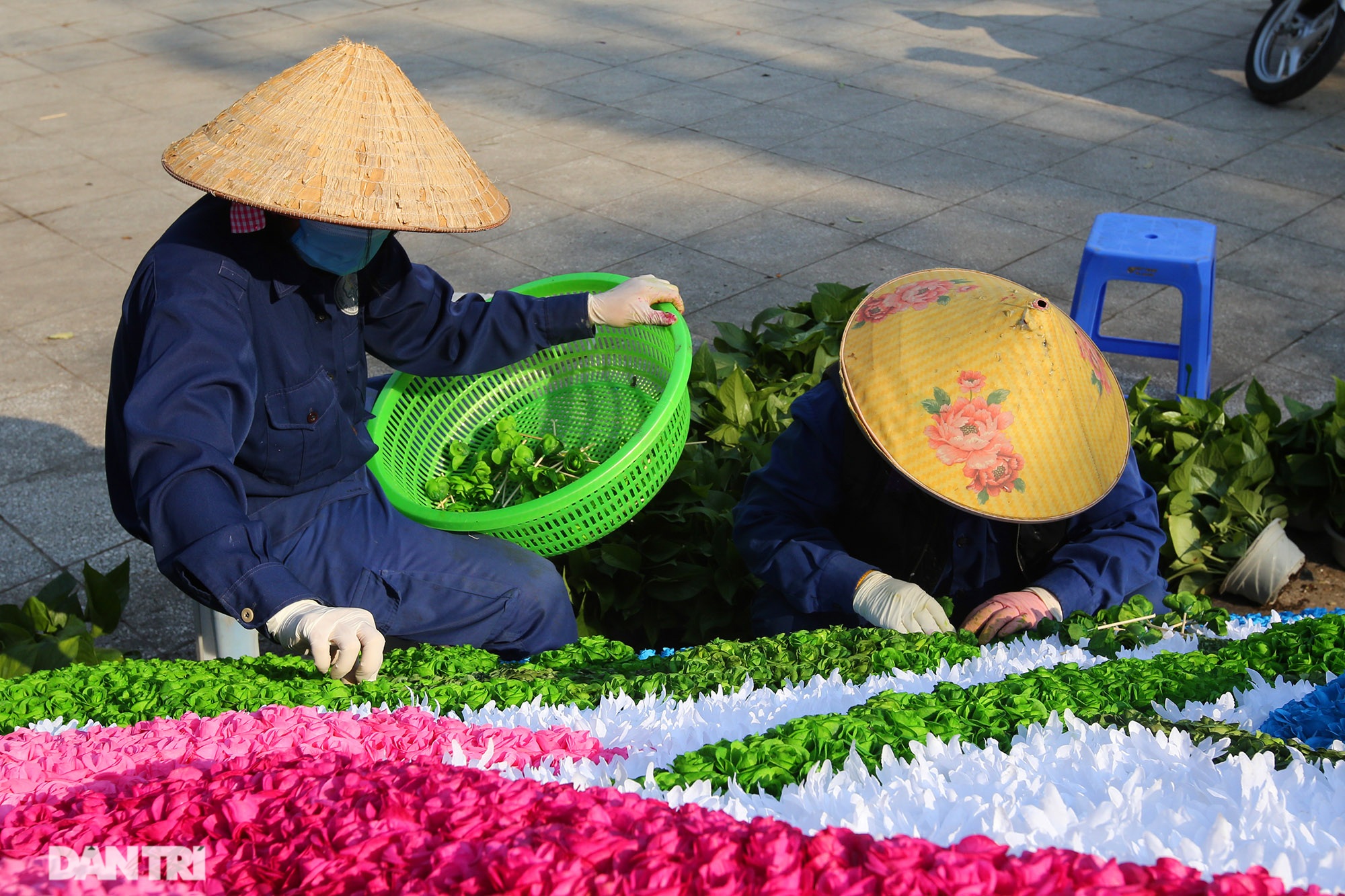 Hồ Gươm thảm hoa rực rỡ sắc màu chào mừng Đại hội XIII của Đảng - 14