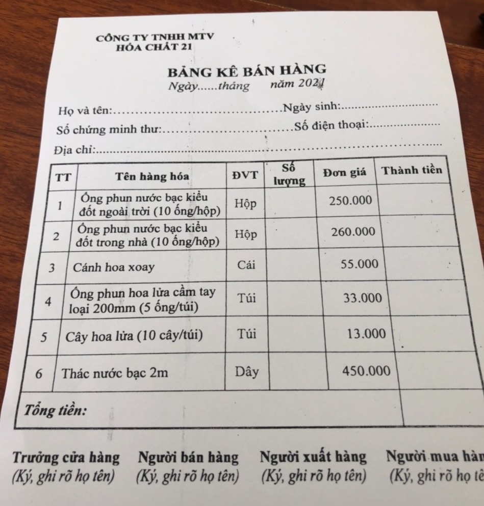 Công bố 6 địa điểm người dân có thể mua pháo hoa đốt trong dịp Tết - 3