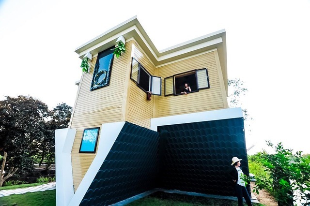 Lạ lùng những căn nhà lộn ngược ở Việt Nam, độc nhất là nội thất bên trong - 3