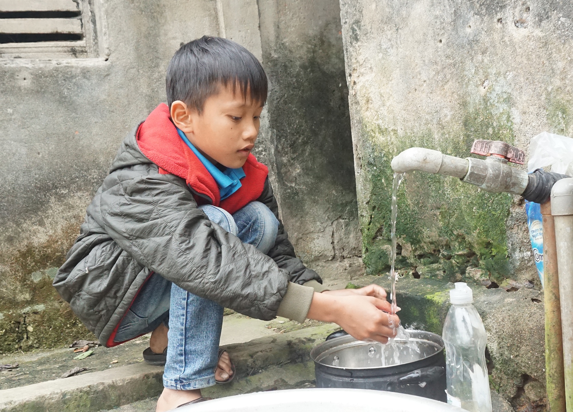 Cậu bé mồ côi cha mổ lợn góp tiền làm đường cho mẹ đi làm đồng - 8 Cậu bé mồ côi cha mổ lợn góp tiền làm đường cho mẹ đi làm đồng - 8
