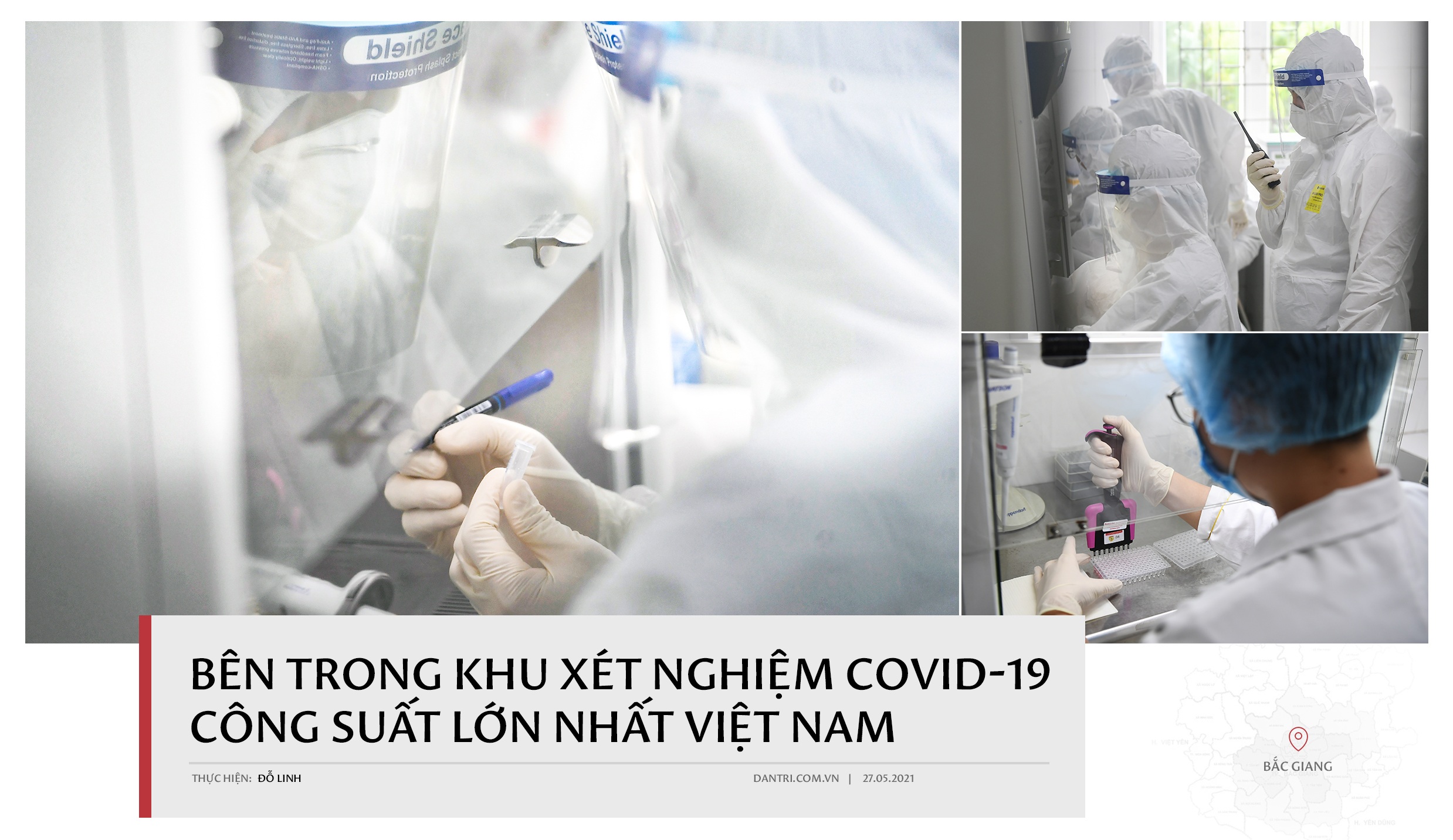 Cận cảnh khu xét nghiệm lớn nhất Việt Nam, cao điểm xử lý 20.000 mẫu/ngày