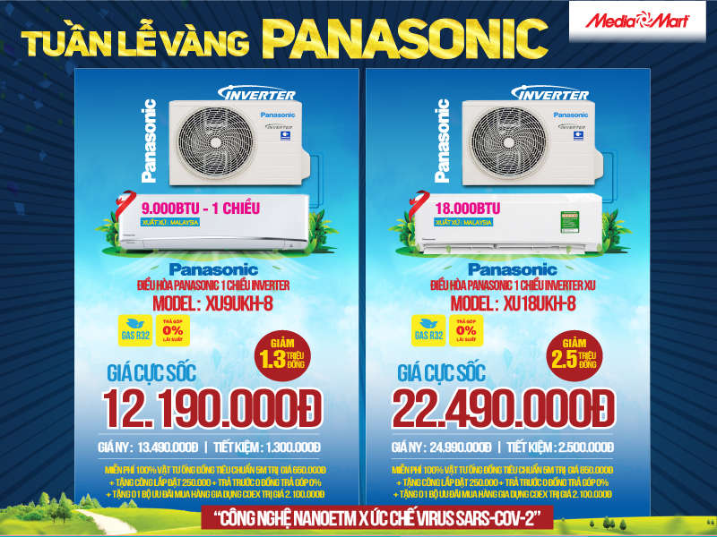 Tuần lễ vàng Panasonic: Mua điều hòa tặng quà đến 2 triệu đồng tại MediaMart - 3