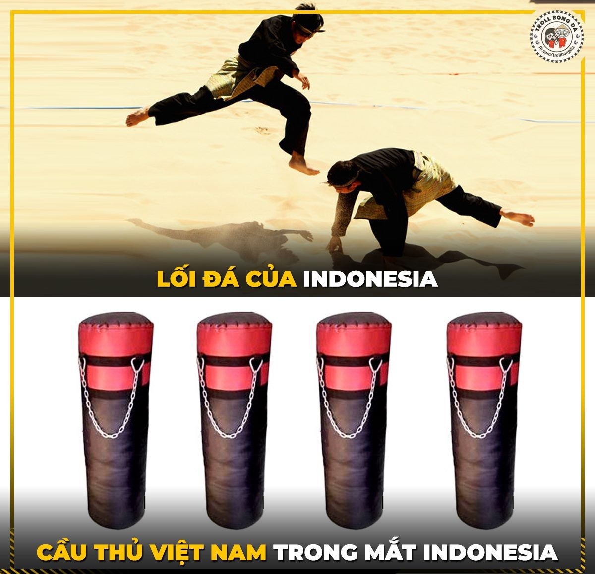 Dân mạng chế ảnh châm biếm lối đá bạo lực của đội tuyển Indonesia - 6