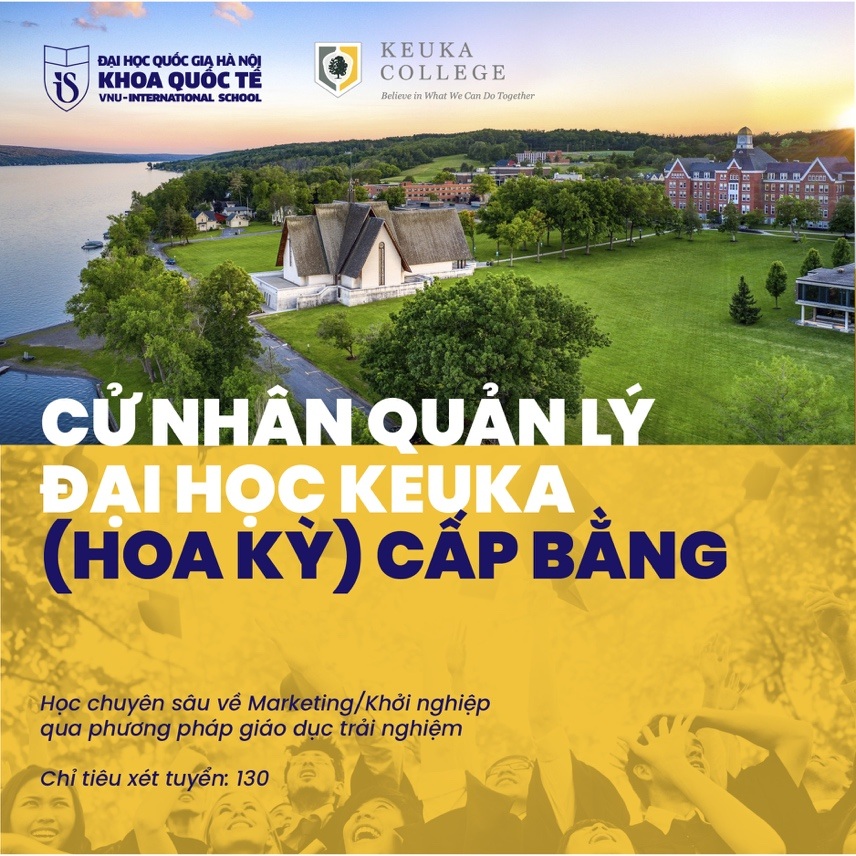 Điểm chuẩn Khoa Quốc tế - ĐH Quốc gia Hà Nội tăng từ 2.95 - 7.3 điểm - 2