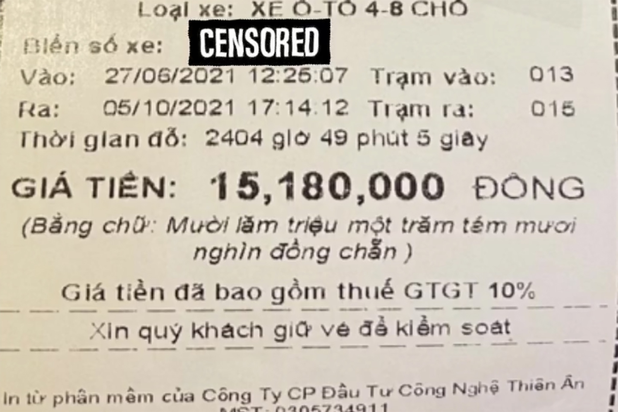 Choáng váng mức phí gửi ôtô 15 triệu đồng tại bãi xe sân bay Tân Sơn Nhất - 1