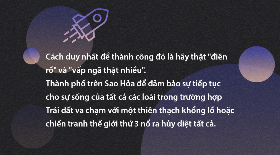 Elon Musk và giấc mơ biến sao Hỏa thành thuộc địa của Trái đất - 19 Elon Musk và giấc mơ biến sao Hỏa thành thuộc địa của Trái đất - 19