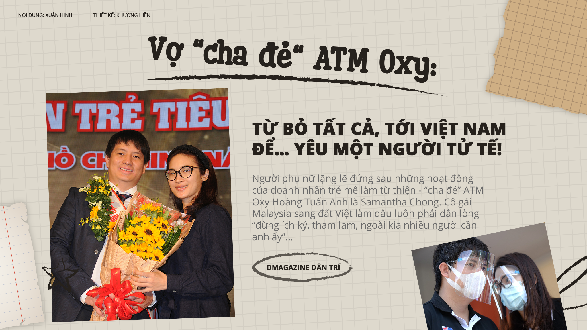 Bí mật về một "hậu phương" bỏ tất cả, tới Việt Nam để yêu "cha đẻ ATM Oxy"