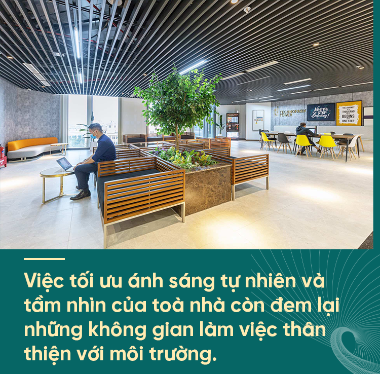 Chinh phục 9 tiêu chí, TechnoPark Tower được dán nhãn xanh LEED  Platinum - 9