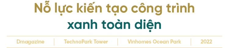 Chinh phục 9 tiêu chí, TechnoPark Tower được dán nhãn xanh LEED  Platinum - 2