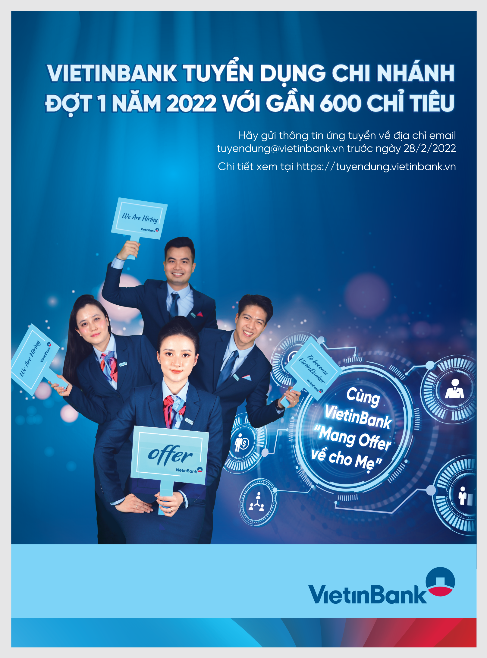 VietinBank tuyển dụng gần 600 chỉ tiêu trên toàn quốc - 1