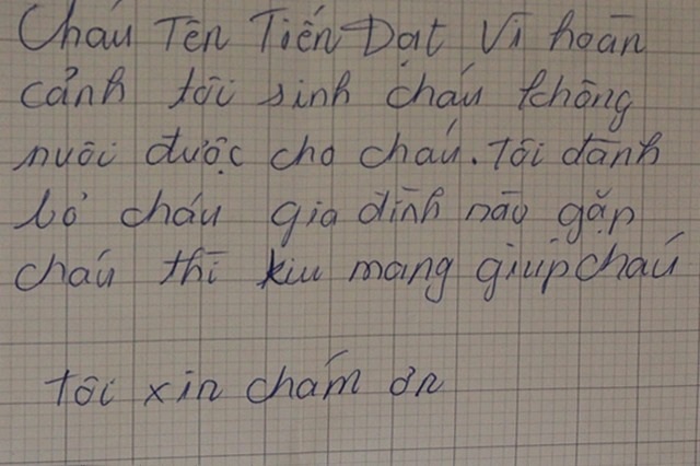 Bé trai sơ sinh bị bỏ rơi cùng mảnh giấy ghi kiu mang giúp cháu - 2