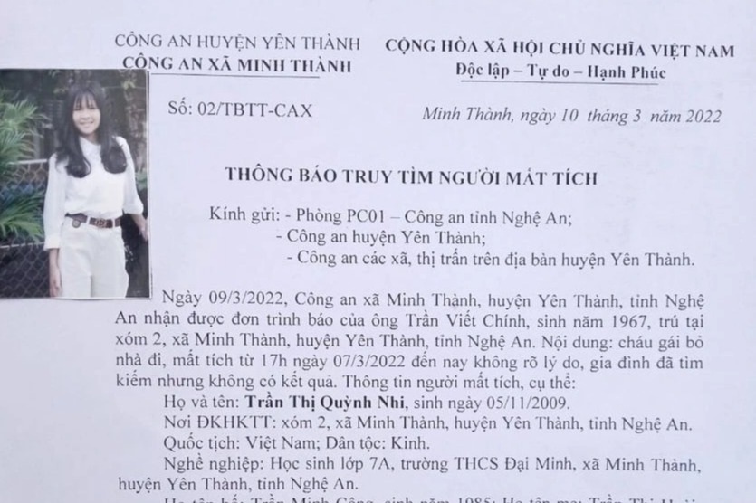 Liên tiếp nhiều nữ sinh mất tích không rõ nguyên nhân - 1