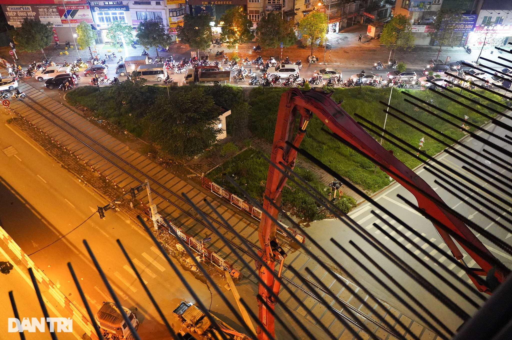 Xuyên đêm hợp long nhịp cầu cao nhất tại tuyến đường Vành đai 2 ở Hà Nội - 7