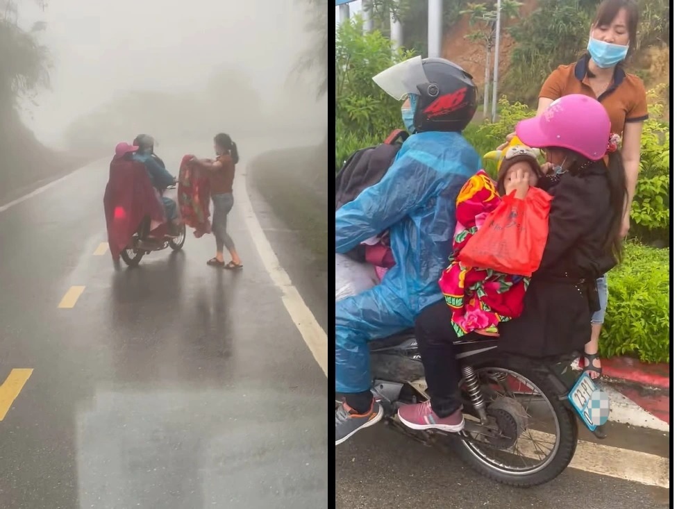 Chuyện phía sau clip 2 người đi ô tô giúp gia đình công nhân trong mưa rét - 1