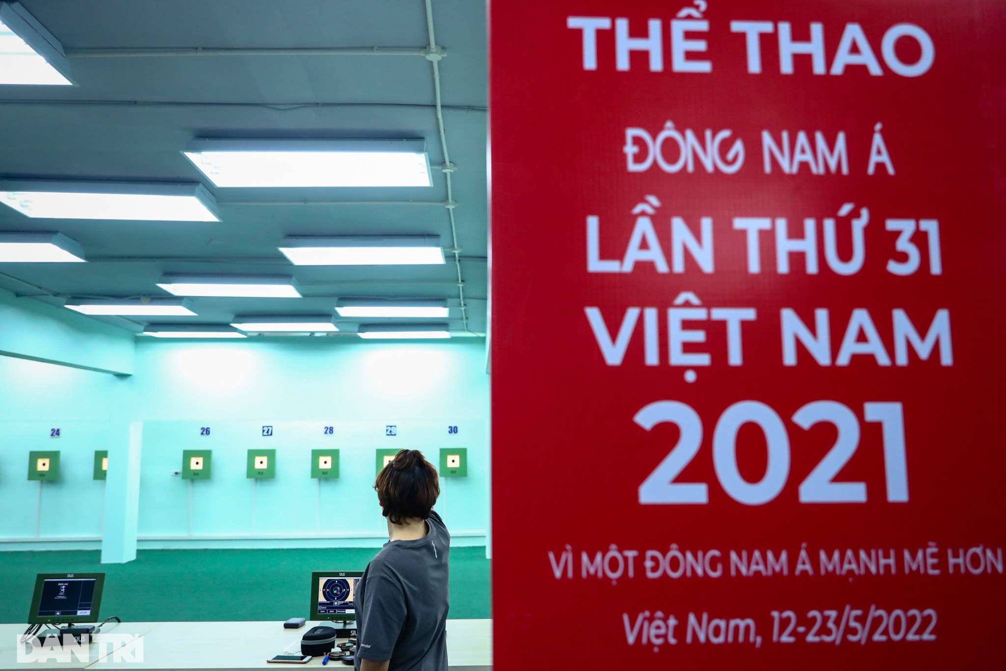 Bên trong trường bắn cung thủ và xạ thủ Việt Nam tập luyện cho SEA Games 31 - 11