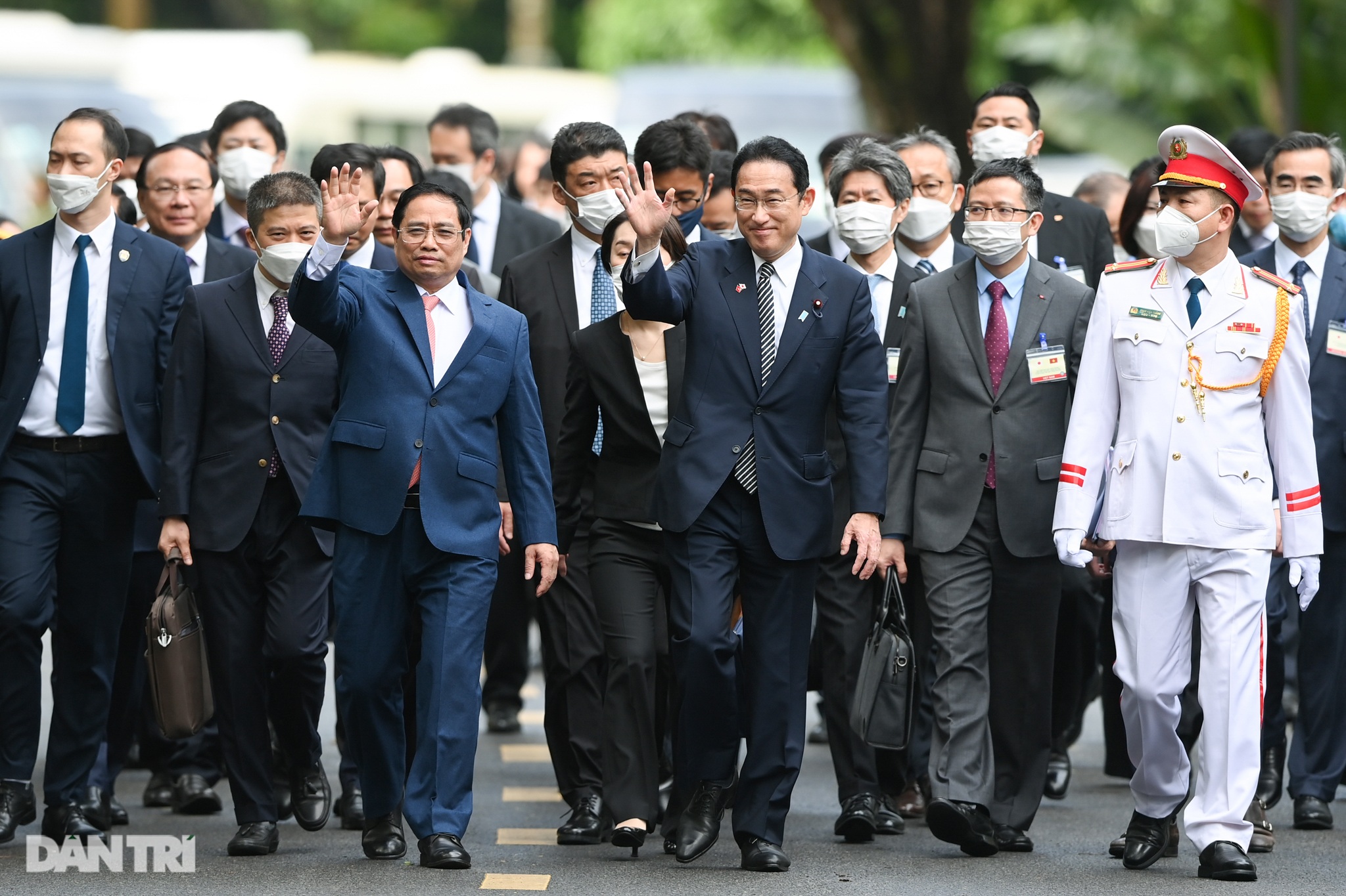 Thủ tướng Phạm Minh Chính chủ trì lễ đón chính thức Thủ tướng Nhật Bản - 11