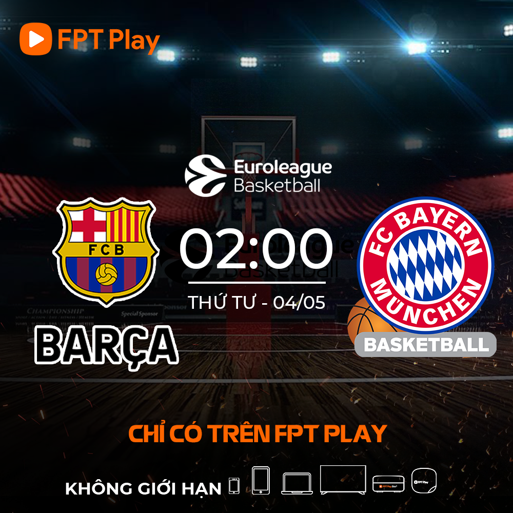 Tứ kết bóng rổ châu Âu, trận đại chiến giữa  FC Barcelona - FC Bayern Munich - 5
