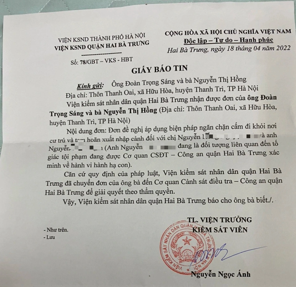 Nghi án hai cháu bé bị bố dượng bạo hành ở Hà Nội - 5