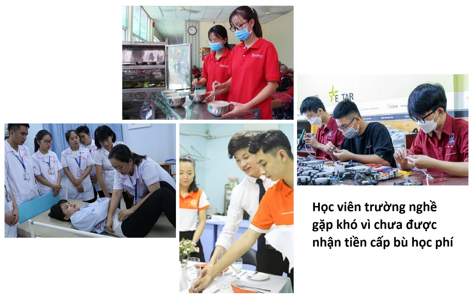 Học viên trường nghề gặp khó vì chưa được nhận tiền cấp bù học phí - 1 Học viên trường nghề gặp khó vì chưa được nhận tiền cấp bù học phí - 1