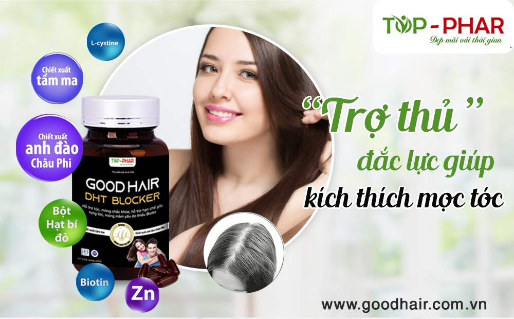 Goodhair DHT Blocker hỗ trợ kích thích mọc tóc cho người rụng tóc, hói đầu - 4 Goodhair DHT Blocker hỗ trợ kích thích mọc tóc cho người rụng tóc, hói đầu - 4