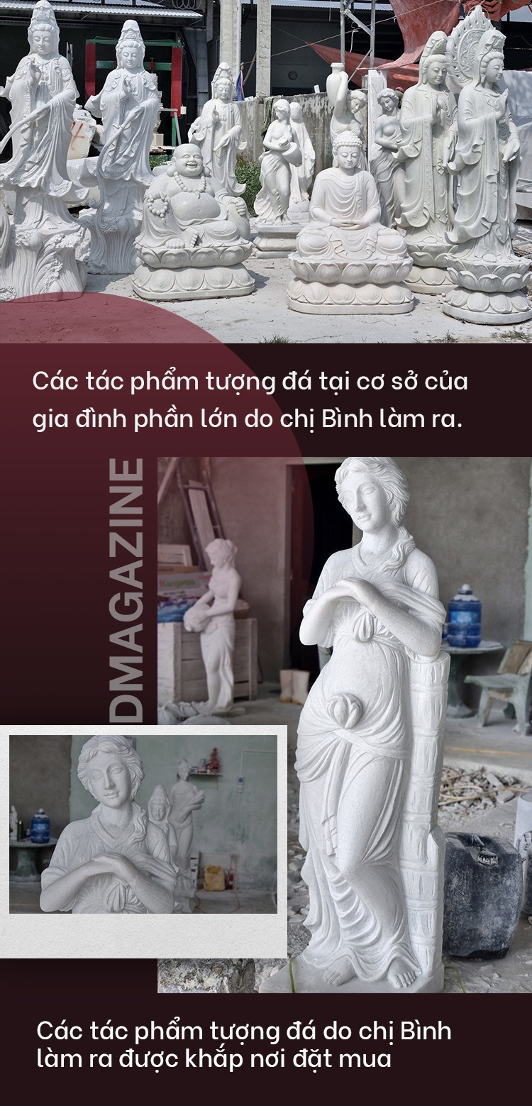 Chuyện người phụ nữ mê tạc tượng đá, làm việc ai cũng phải nể - 8 Chuyện người phụ nữ mê tạc tượng đá, làm việc ai cũng phải nể - 8
