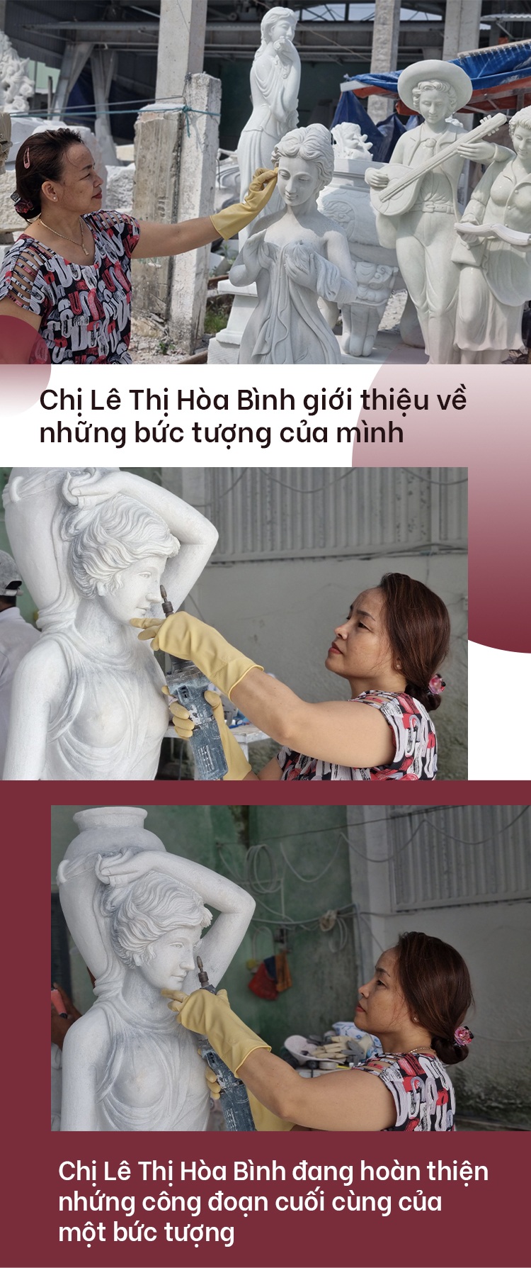 Chuyện người phụ nữ mê tạc tượng đá, làm việc ai cũng phải nể - 14 Chuyện người phụ nữ mê tạc tượng đá, làm việc ai cũng phải nể - 14