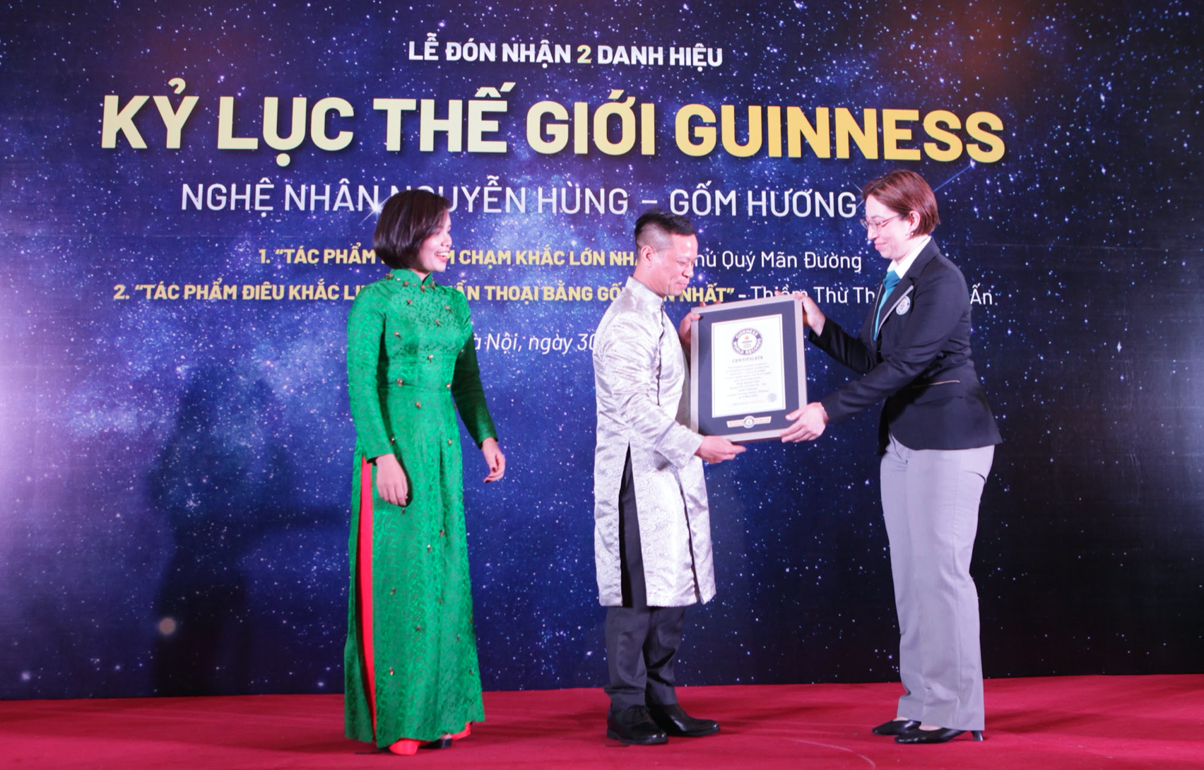 2 tác phẩm gốm được trao kỷ lục Guinness thế giới - 1