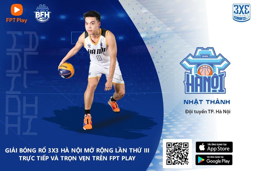 Xem trọn vẹn giải bóng rổ 3x3 Hà Nội mở rộng lần thứ III trên FPT Play - 3