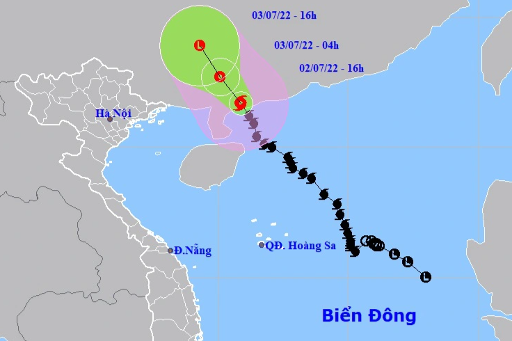 Bão số 1 đổ bộ vào đất liền Trung Quốc - 1