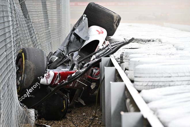 Tay đua F1 Trung Quốc dính tai nạn kinh hoàng, xe vỡ tan tành - 5