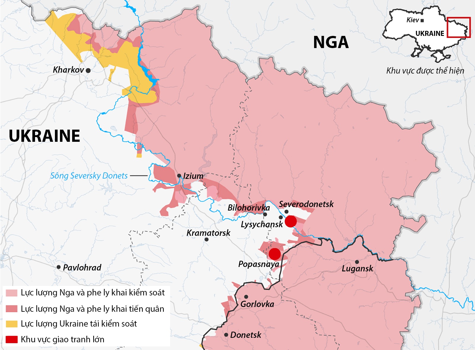 Thành trì Lysychansk thất thủ: Bước ngoặt trong xung đột Nga - Ukraine - 2