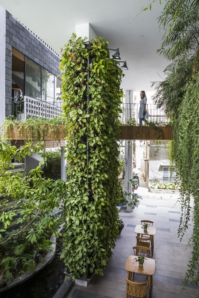 View - Ngắm ngôi nhà đá ong độc lạ như vườn treo Babylon ở Đà Nẵng | Báo Dân trí