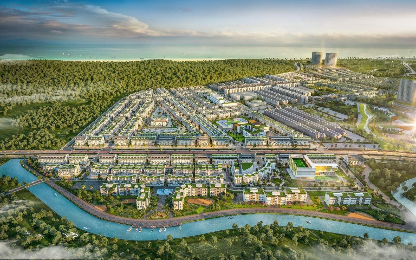 Những dãy phố nhộn nhịp tương lai của một cộng đồng tinh hoa mới tại phố đảo