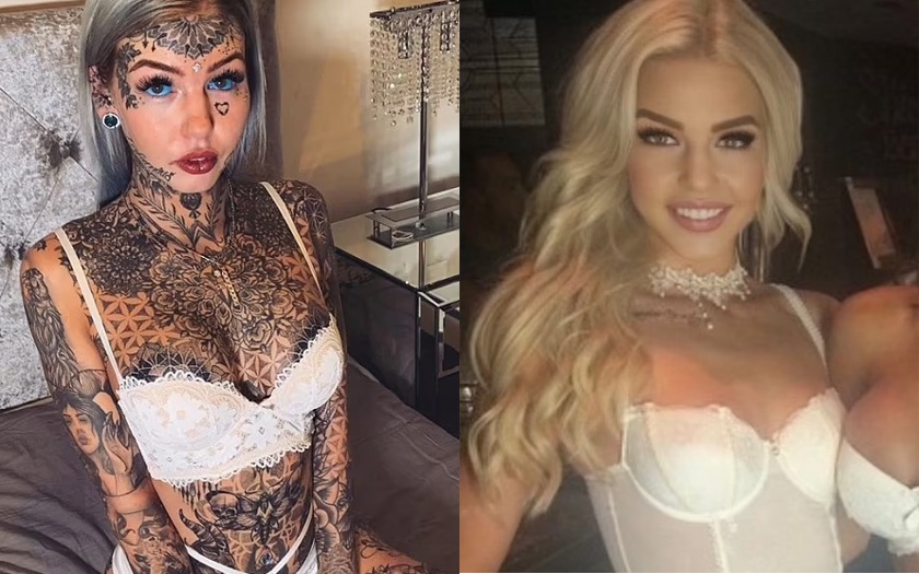 Hasta el 99% del cuerpo está impreso con tinta, la chica australiana impactó con 600 tatuajes en su cuerpo Hasta el 99% del cuerpo está impreso con tinta, la chica australiana impactó con 600 tatuajes en su cuerpo