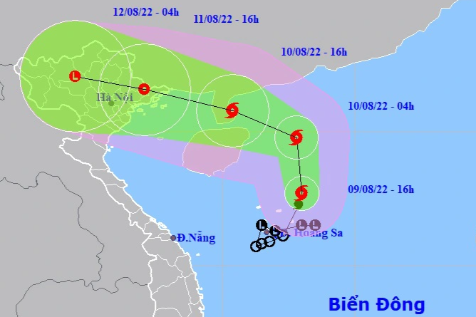 Bão số 2 chuyển hướng, khắp miền Bắc mưa to - 1