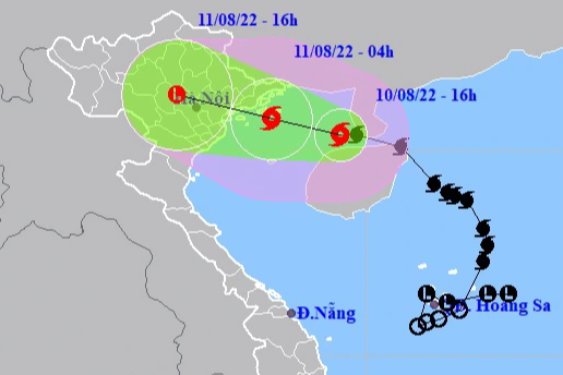 Sáng sớm mai bão số 2 vào vùng biển Quảng Ninh - Nam Định - 1