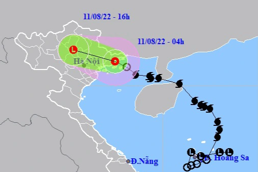 Bão số 2 suy yếu thành áp thấp nhiệt đới, đổ bộ Quảng Ninh - Hải Phòng - 1