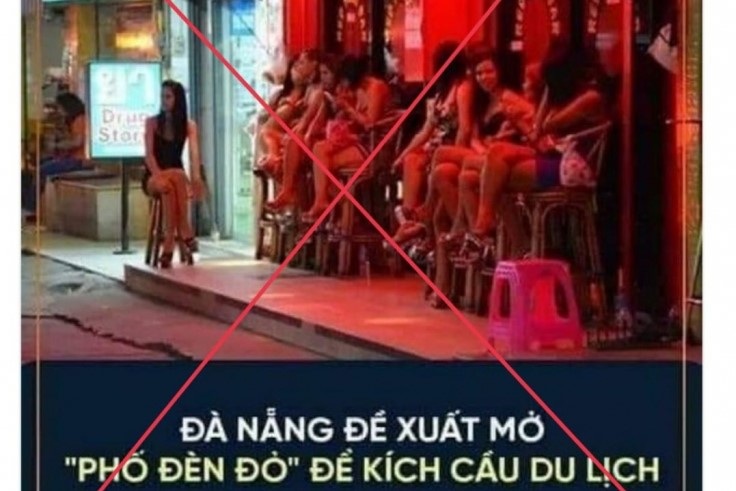 Xử phạt người đăng tin Đà Nẵng đề xuất mở phố đèn đỏ - 1