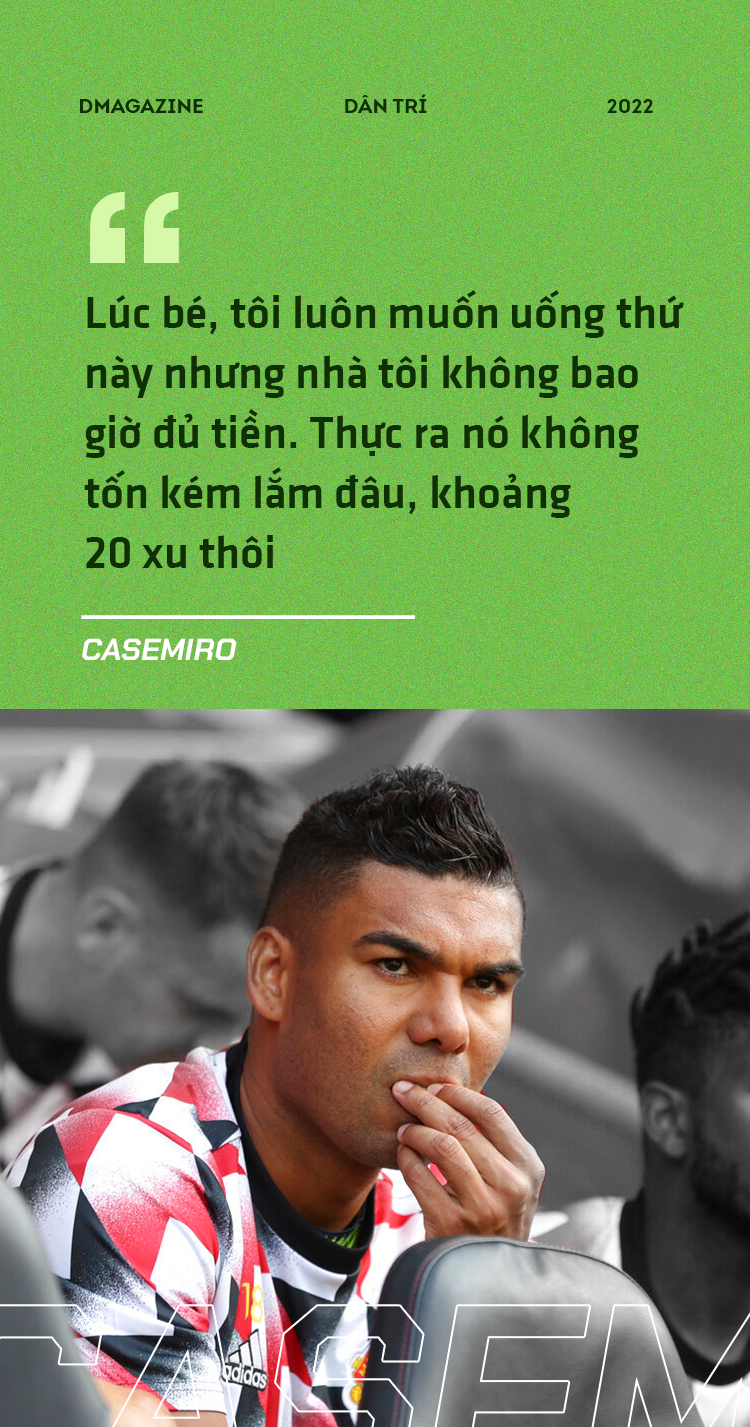 Casemiro: Đứa bé không cha, bánh pizza và thói quen phân tích trọng tài - 10