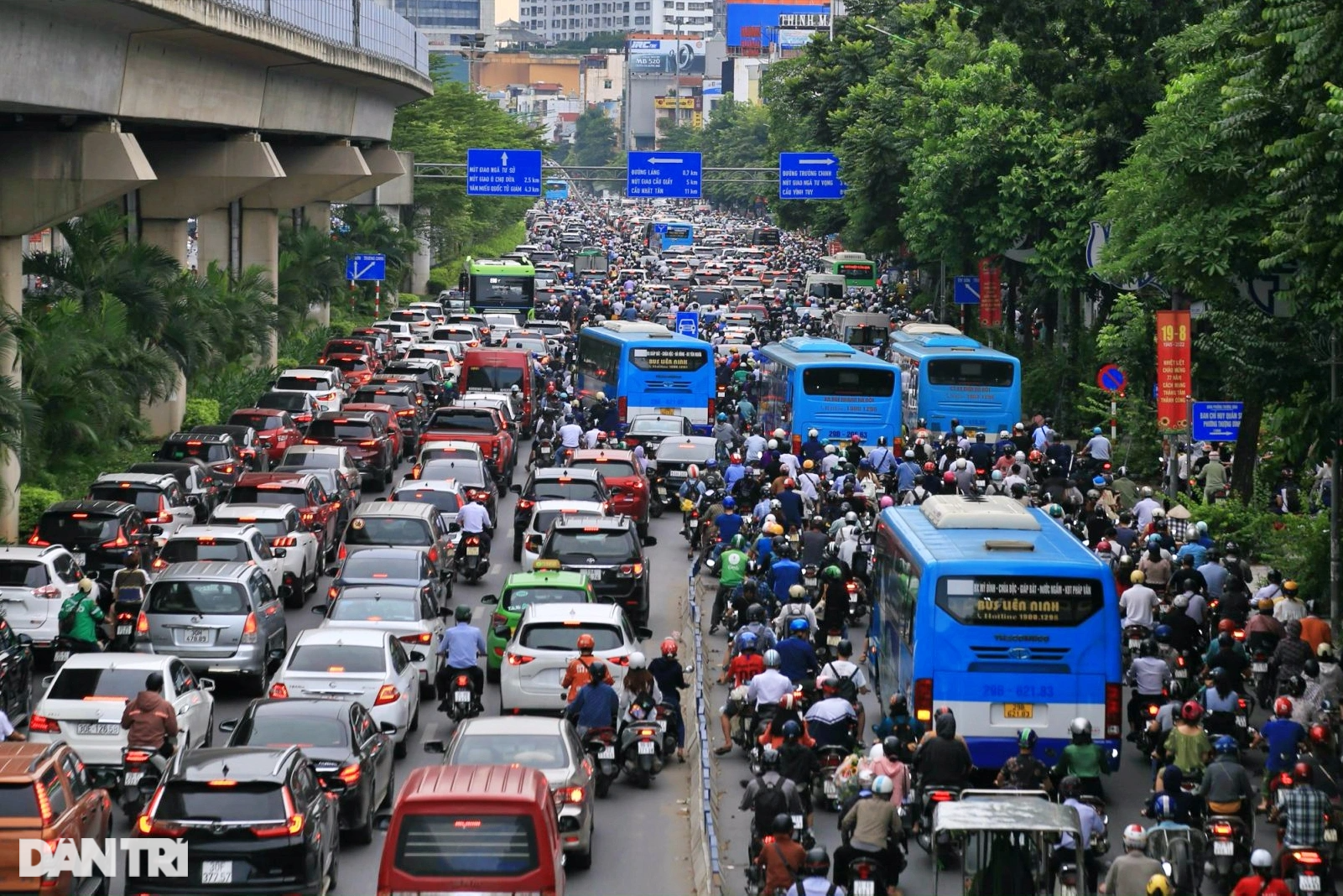 Phân làn đường Nguyễn Trãi: Đề xuất thí điểm đến hết 2022 - 1