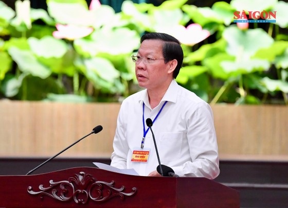 Tổng Bí thư Nguyễn Phú Trọng thăm và làm việc với Thành ủy TPHCM - 5